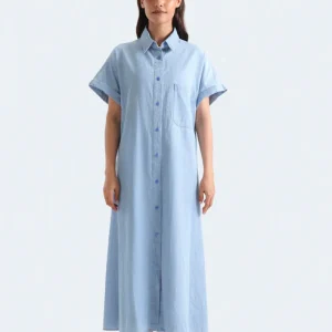 Button Up Midi Dress